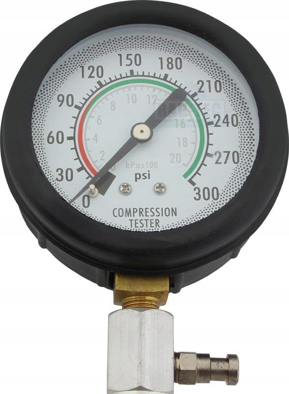 Injection Compression Pressure Tester Gauge Petrol 0-300 Psi 20 Bar