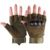 Outdoor Activity Fingerless Gloves Hard Knuckle Paintball Airsoft Hunting Combat Riding Hiking Half Finger Gloves