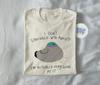 Unisex Cotton T-Shirt – Funny Pigeon Anxiety Quote Graphic Tee