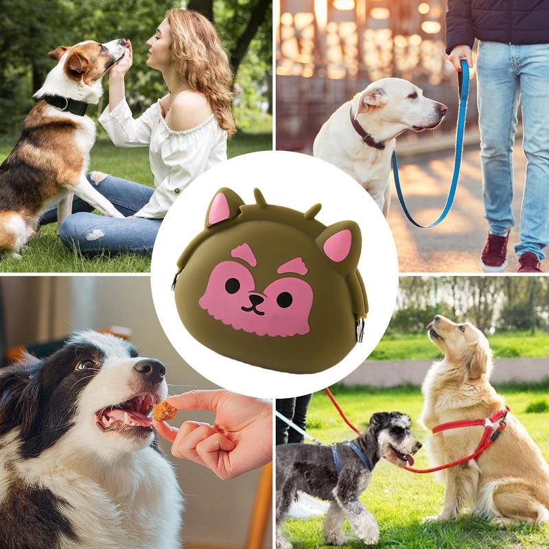 Welpen-Trainingsbeutel Silikon Hundeleckerli-Träger Halter Bauchtasche Wasserdichter Hundefutterspender Für Haustiertraining Spaziergänge