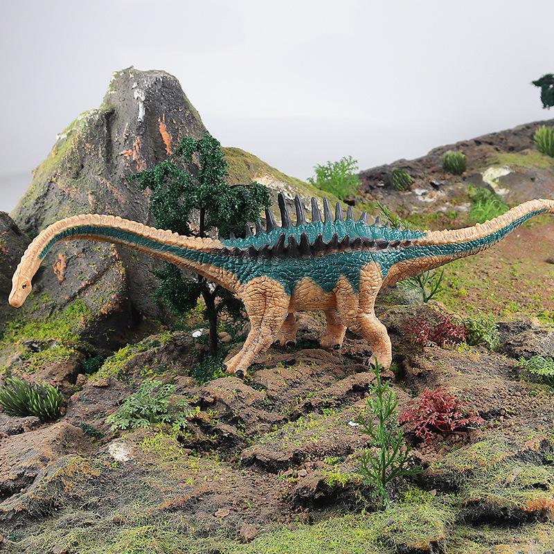 Cretaceous Ligabueino Dinosaur Model Toy - Hard Plastic Animal Figure for Kids