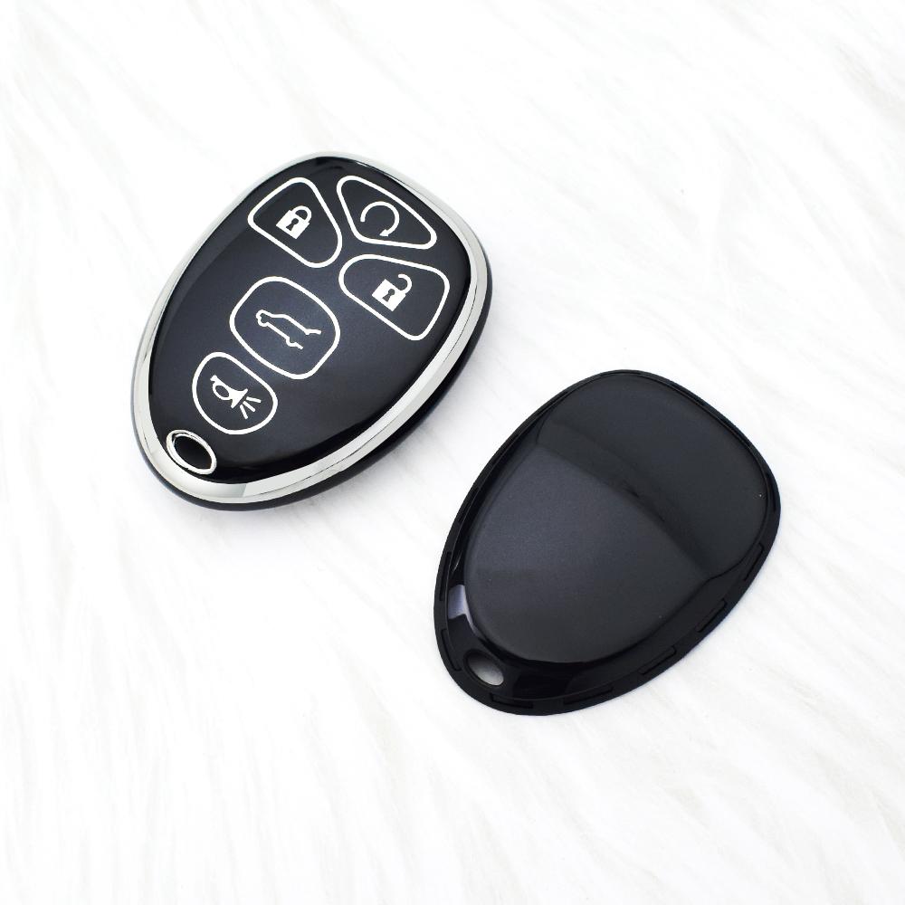5 Buttons Remote Car Key Cover For Chevrolet Tahoe Suburban Gmc Yukon For Cadillac Escalade Car Key Case Protector Accessories