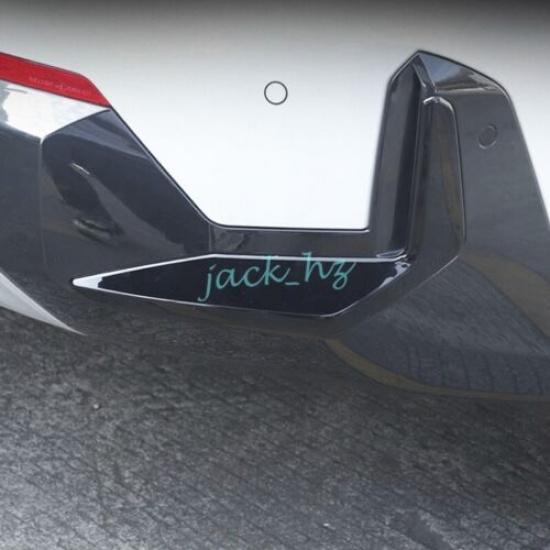 Front + Rear Bumper Molding Trims Stylish For BMW X1 iX1 -2025 Glossy Black