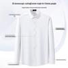 Shanshan Men's Premium Modal-Wool Blend Non-Iron Long-Sleeve Shirt