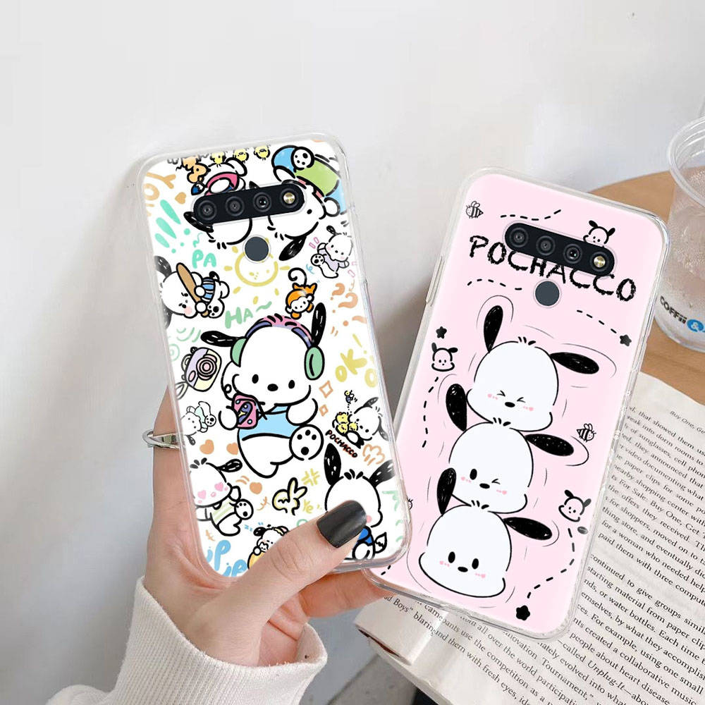 Transparent Case for Samsung A04 A14 A23 M33 M53 Realme 10 9 C35 C55 VIVO X80 Infinix Hot 30 Note 11 Tecno Spark 8P Pro L-27 Pochacco
