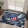 Atletico Madrid Design Crystal Velvet Carpet Cozy Non?Slip Printed Rug For Bedroom Living Room Entrance
