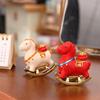 Resin Year of The Horse Zodiac Ornament Mini Horse Mascot Statue Pony Sculpture  Study