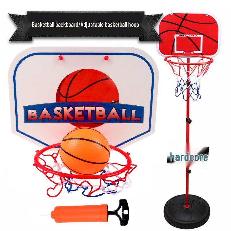 Adjustable Kids' Basketball Hoop Stand for Indoor & Outdoor Use - 1.2m to 1.5m