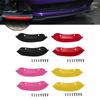 Front Bumper Lip Spoiler Splitter PP Plastic Universal Front Lip Protector Car Exterior Trim for Vehicle Decoration