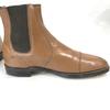 England Made/STUART/Goodyear Welt Leather Side Gore Boots/9/27.5/Brown/BROWN/Vintage Shoes(USED)