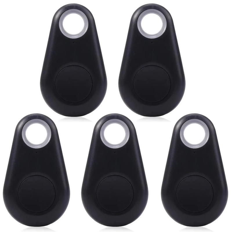 1-5pcs Wireless Mini GPS Tracker Anti-lost Alarm Key Child Bag Wallet Finder Bluetooth APP Locator Smart Tag For Ios And Android