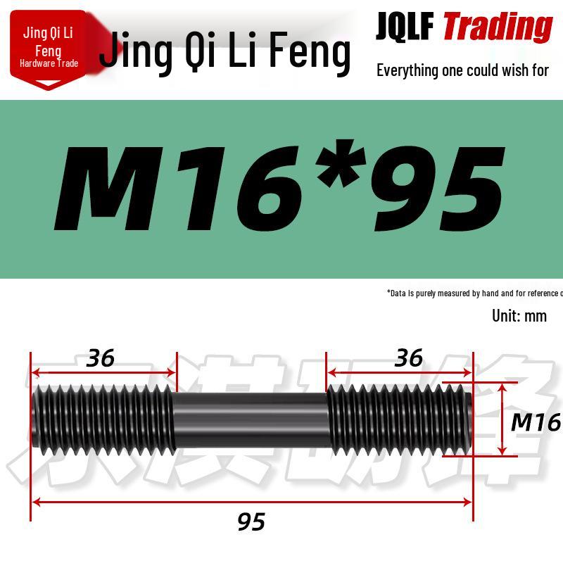 High-Strength Double-Ended Stud Bolt M12-M18 | Grade 8.8 Mold & Press Screw Rod
