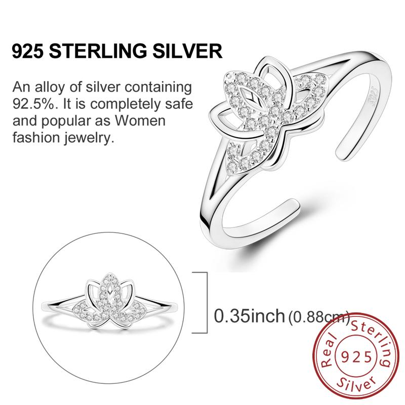 New 925 Silver Rings Firefly Hollow Rose Infinite Love Simple Ring for Women Wedding Engagement Party Jewelry Gift