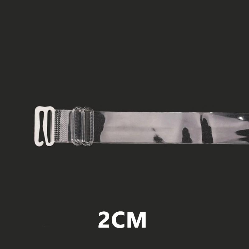 Clear Bra Straps Transparent Invisible Detachable Adjustable Silicone Women's Elastic Belt Intimates Accessories