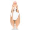 Angel Devil for Chainsaw Man Bangs Long Orange Brown Cosplay Wigs Halloween Costume Party AdultHair Wig