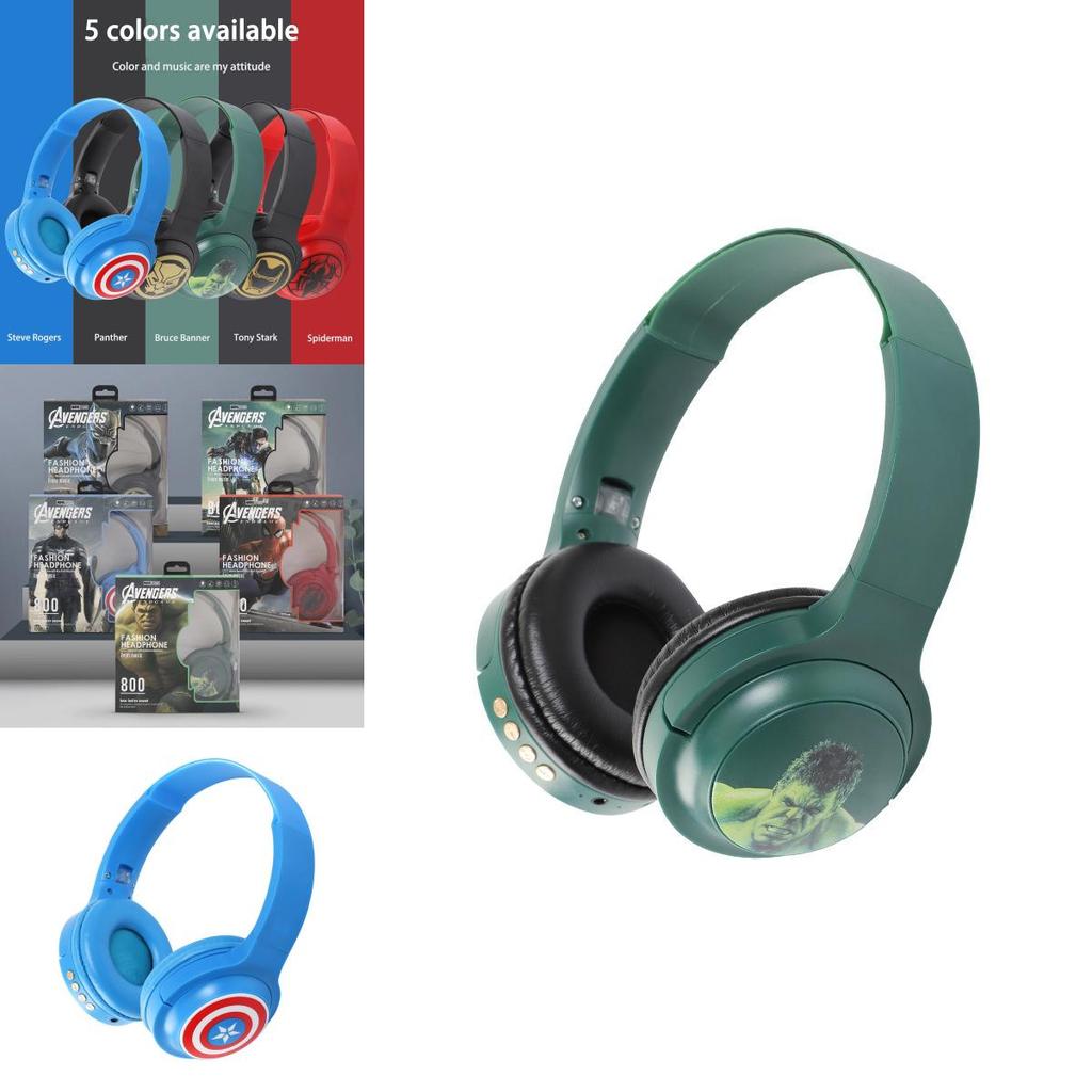 Marvel Iron Man Spiderman Captain Kabellose Kopfhörer - Fünf Einzigartige Designs für Musik und Anrufe