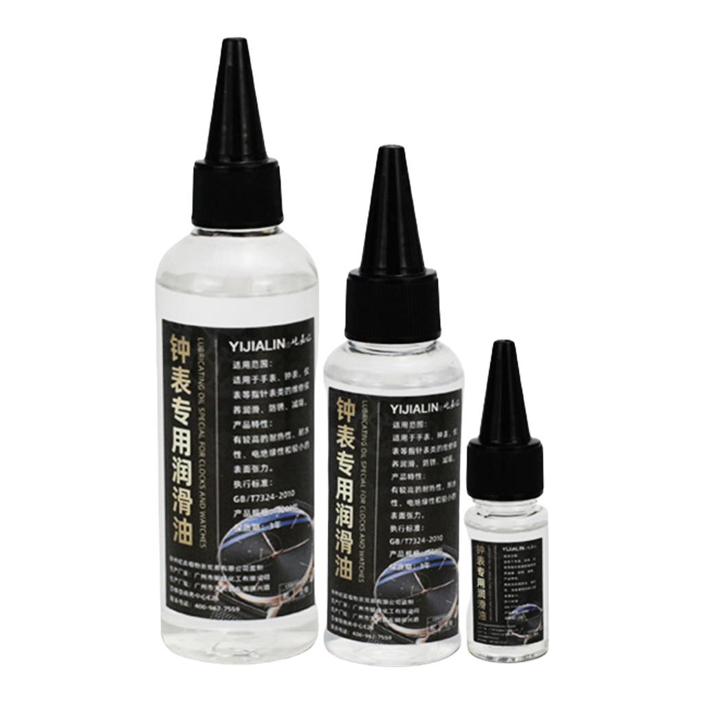 10/50/100ml Watches Lubricants Oil Professional Clock Oil Waterproof Synthetic Oil Maintenance Watchmaker Repair Tool
