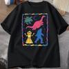 Colorful Cryptids T Shirt Unisex Women Cute Animal Printed Tshirt Casual Cotton Round Neck Tshirt Harajuku Streetwear Clothes Tops