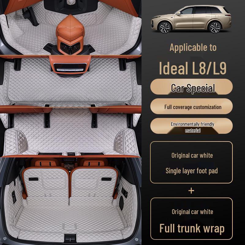 Li Auto L8/L9 Trunk Mat, Full Coverage for Third Row