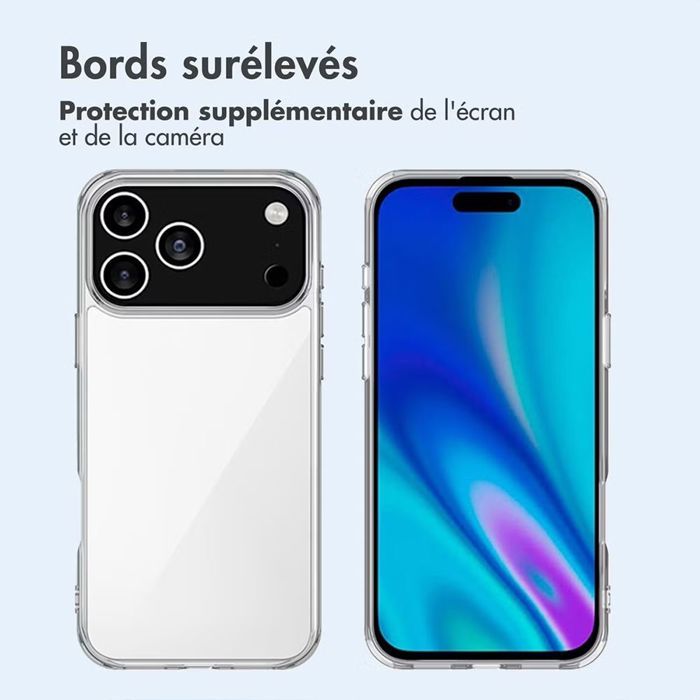 Coque de protection - BOOLING - iPhone 17 Pro - Silicone Transparent - Anti-Rayures - Slim Léger