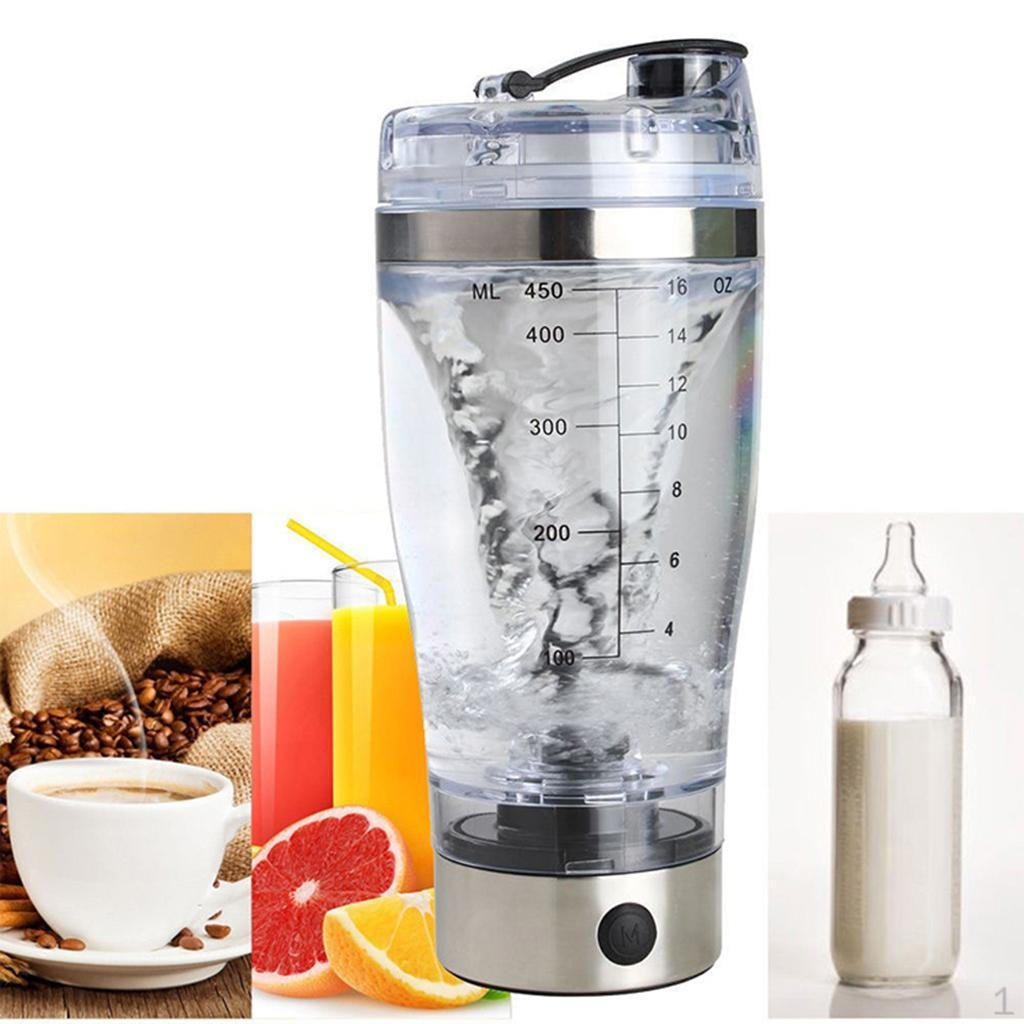 USB Rechargeable Shaker Bottle and Vortex hand Mixer Electric Mug