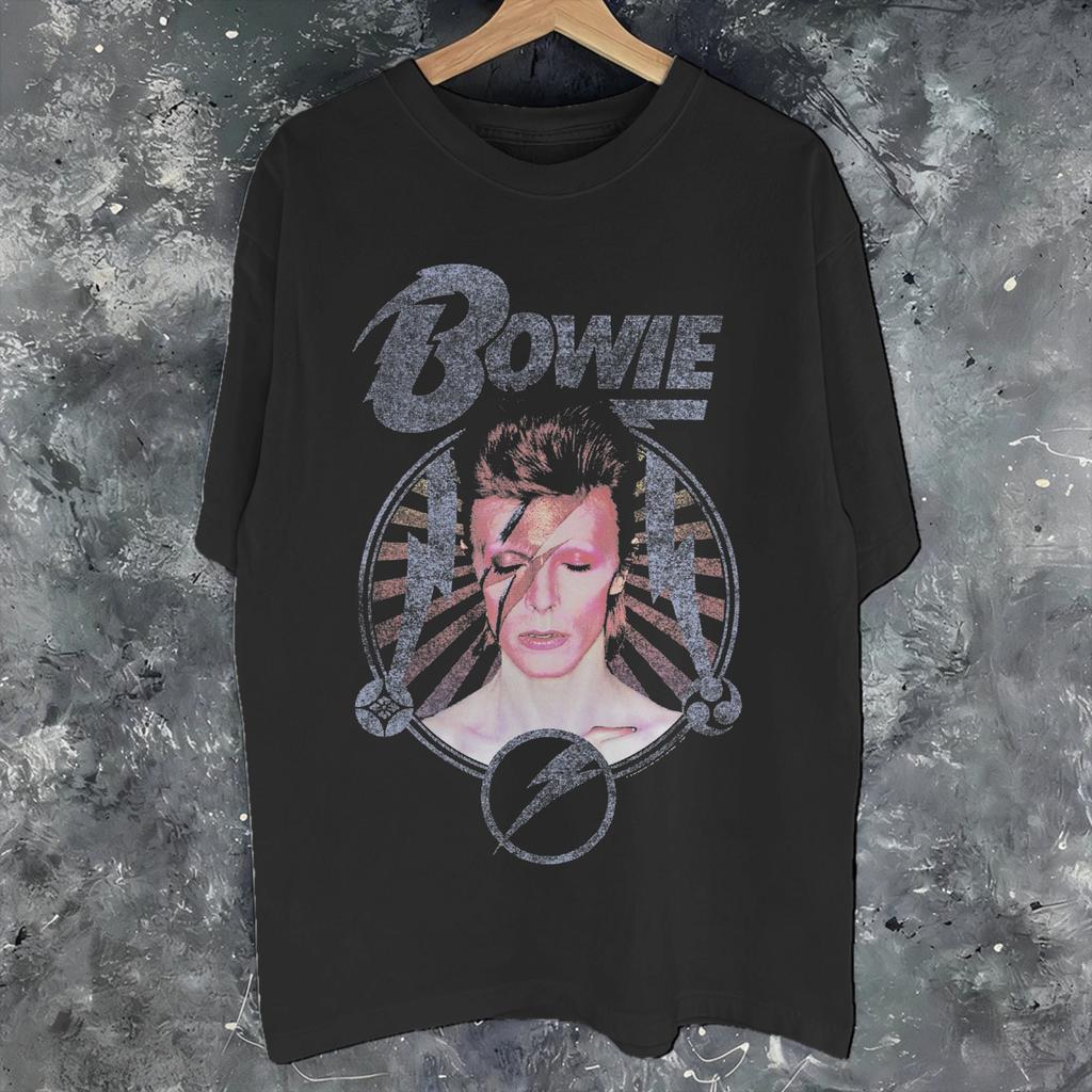 Davids Bowies Cool Singer Printed T Shirt For Unisex Unisex 80s 90s 100 Cotton Tee Shirt Clothing