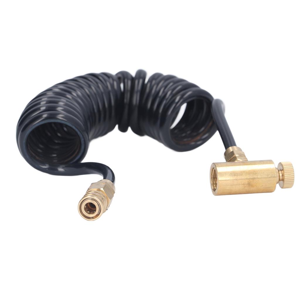 Shooting Tool Adapter Set Coil Hose Extension Brass Adapters for Green Gas Bottle Canister 1500psi