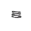Exterior Side Door Handle Cover Trim Fit For Benz GLB 2020-2022 ABS Carbon Fiber