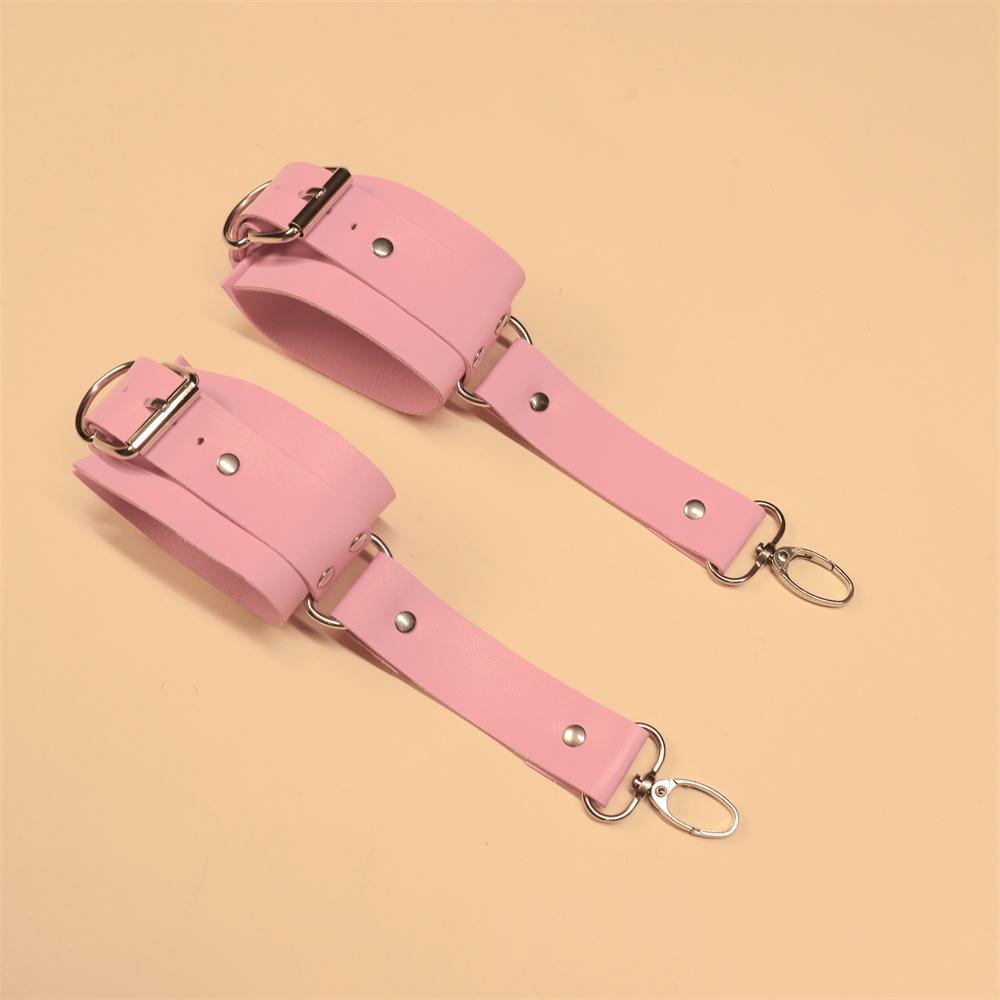 Erotické Sexy RŮŽOVÉ Dámské Oblečení Odhalující Hýždě Kožené Kalhoty SM Flirtující a Vášnivé Sexuální Pomůcky Pouta a Pásky