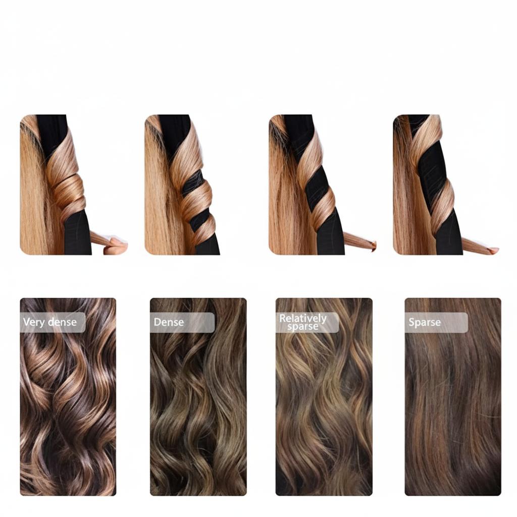 Curling roller, curling iron, hair curlers + clip and rubber bands