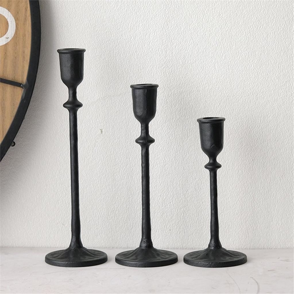 Candle Holder Candlestick Holder Gift Party Supplies Table Centerpiece Iron Candle Stick Holder for Bedroom Home Holiday