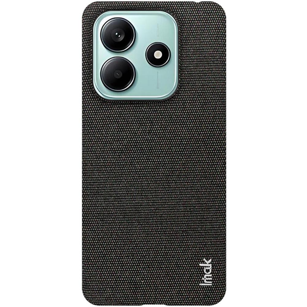 IMAK Ruiyi Series for Xiaomi Poco M7 Pro 5G/Redmi Note 14 5G Case Fabric Texture Leather+PC Phone Back Cover