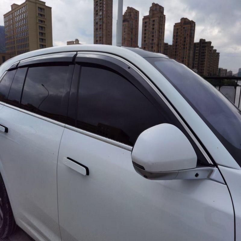 Ideal L7/L8/L9 Rain Guards - 6-Piece Car Window Rain Deflectors & Shield Set