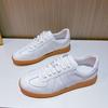 Fashion Genuine Leather Women's Sneakers 2025 New Autumn Ladies Moral Training Shoes Casual Spring Flat Shoes Women