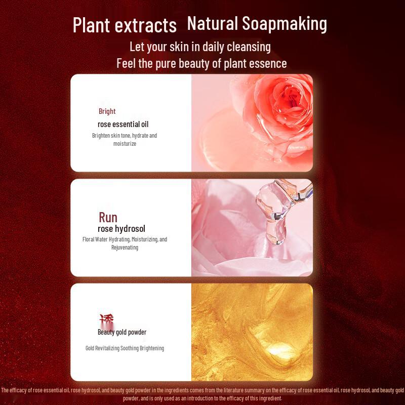 Gold Rose Essential Oil Handmade Soap