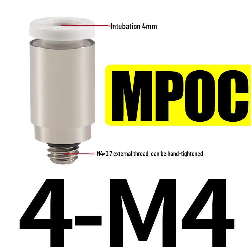 Straight-Through Quick Connector for Air Hose, Pneumatic Miniature 3-4, Air Pump Quick Plug M3/M5/M6/M7/01