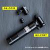 GORIX Bicycle Portable Air Pump CO2 Inflator CO2 Air Pump British 3 Valve Compatible Lever Adjustable Case Lightweight Small CO2 Head Road Bike Air