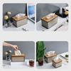 Square Tissue Holder Paper Box Living Table Tissue Box Creative Clear Tissue Box