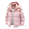 Mens Thick Corduroy Cotton Coat Detachable Hood Winter Warm Casual Loose Fit