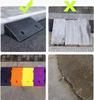 Car Access Ramp Triangle Pad Speed Reducer Durable Threshold for Automobile Motorcycle Heavy Wheelchair Duty Rubber Wheel 9CM