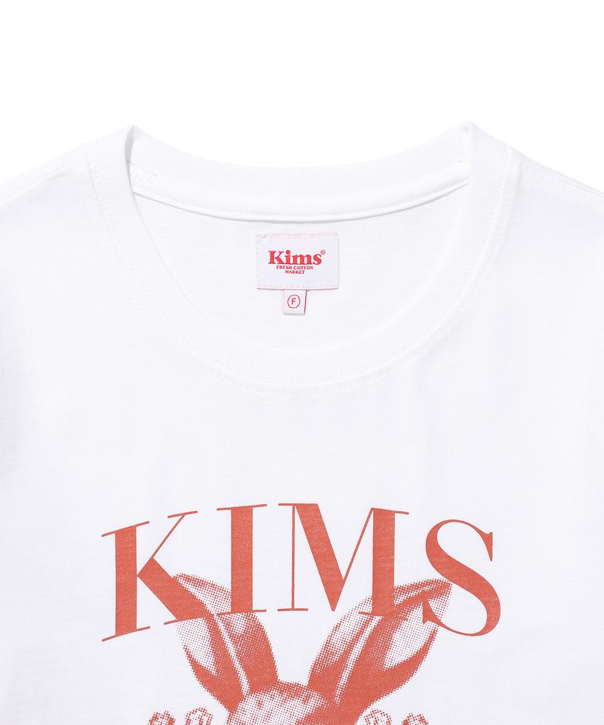 Kimseupeulesikoteunmakes Hello Bunny Tee White(Brick)