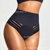 European and American Explosive Products Waist High Elastic Large Size Breathable Mesh Shapewear Sexy Lace Women's Large Size Underwear