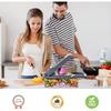 Vegetable Chopper Manual Food Processor, Veggie Chopper Cutter for Salad Garlic Nut Onion