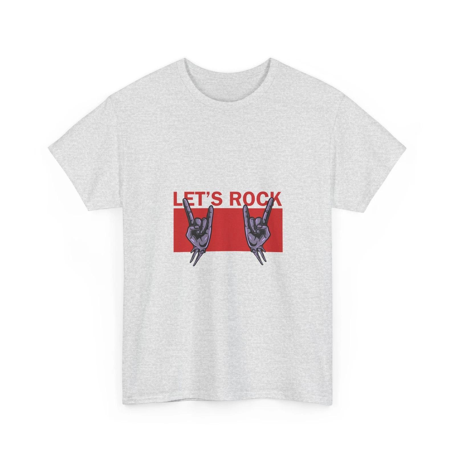 Let’s Rock hand gesture T-Shirt | Rock music tee, Cool Tee, Comfy Wear 3XL
