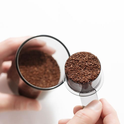 &NE Tritan Dripper & Server, Nikii Cafe, Black, 430ml Capacity, 1-2 Cups, Made in Japan, Coffee Set with Spoon, Portable, Compact, Shatter-Resistant,