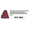 R-EP Replacement Air Filter Washable Reusable Fits for BMW E60 520 540 E61 545 550 E63 E64 645 650 High Flow OEM 13717521023