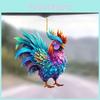 Fun And Playful Chicken Style Hanging Bag Car Accessory For Stylish Home Decor