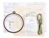 Olympus Embroidery Kit GARDEN PARTY French Embroidery Botanical Wreath Mimosa Wreath dedicated hoop GP-K13 Includes