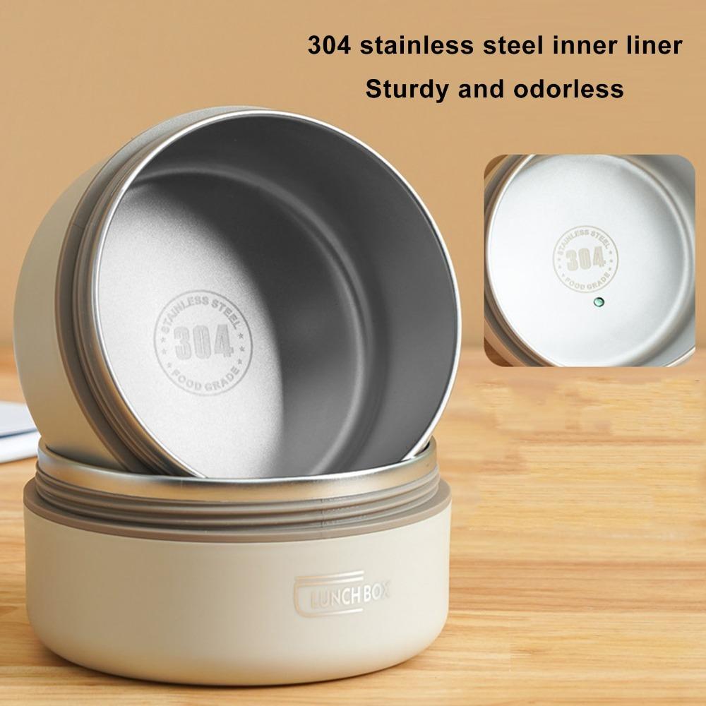 2PCS/3PCS/4PCS With Insulated Bag Thermal Bento Box Stackable Food Container  For Picnic