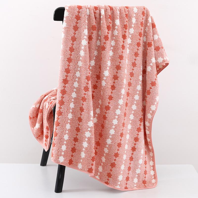 Coral Fleece  Mother and Child Set Towel Gift Towel Bath Towel Soft Bath Large Towel